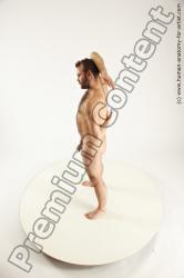 Nude Man White Standing poses - ALL Average Short Brown Standing poses - simple Realistic